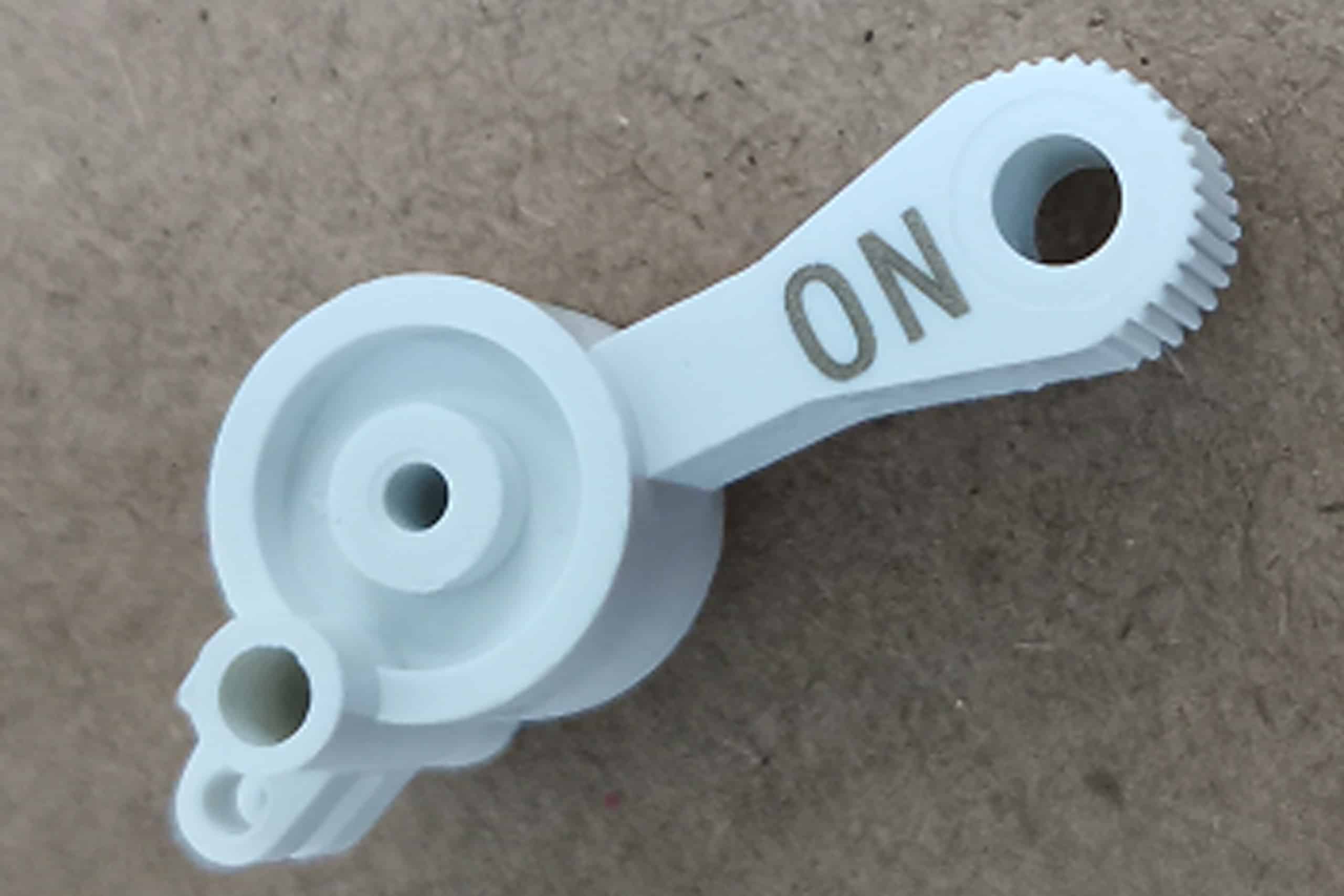 Marking of plastic components with a green laser Sic Marking