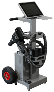 Marcatore Laser Portatile ultra compatto e maneggevole con diverse opzioni disponibili per marcare su ogni superficie con facilità