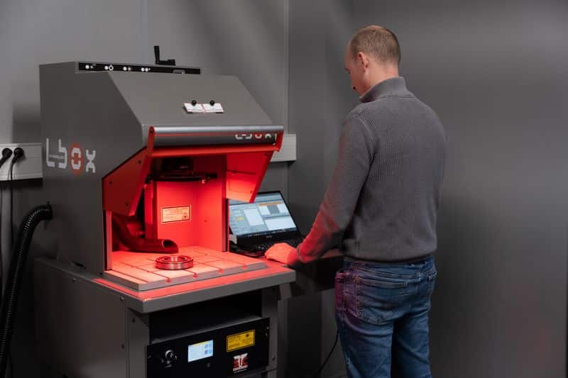 workshop laser marking station