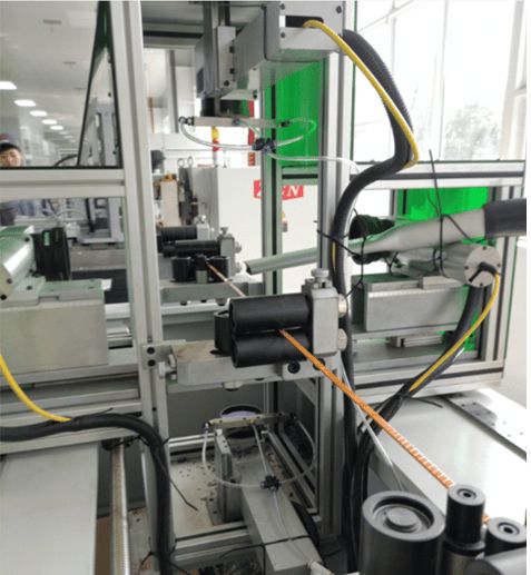 laser stripping machine for electric wires