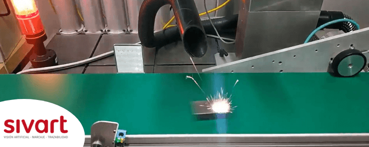 Laser marking in motion