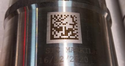 Laser cleaning and marking on drive shafts
