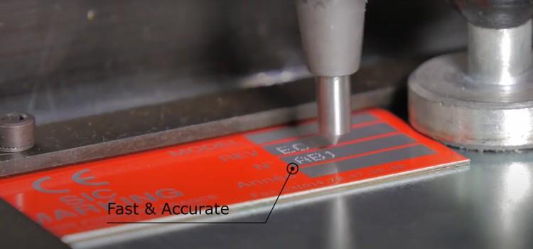 Marking on metal plates for professionals