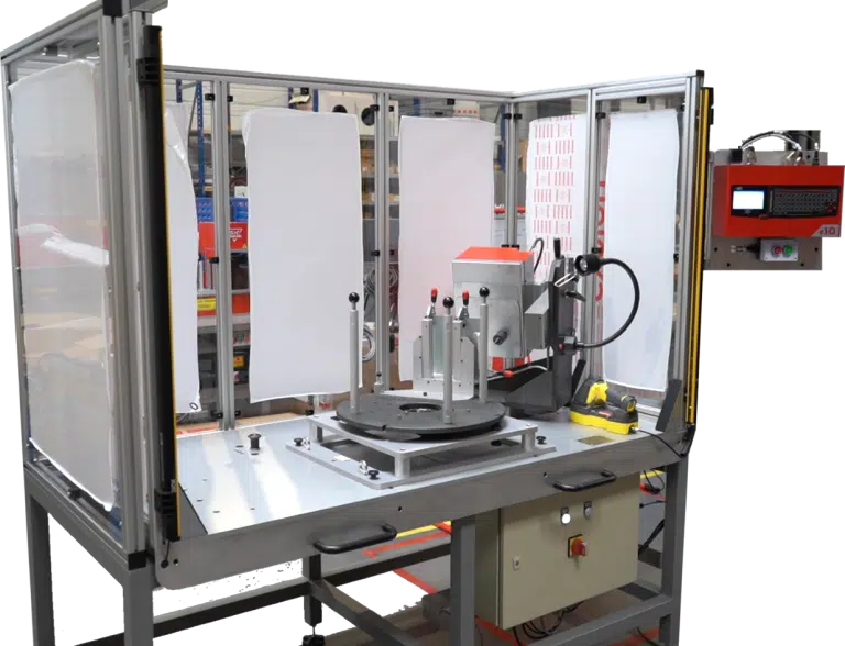 How to guarantee marking in compliance with aeronautical standard DT05-89, while respecting space constraints and flexibility for parts of varying sizes?